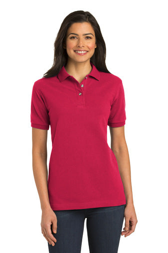 Port Authority Women's Heavyweight Cotton Pique Polo