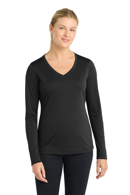 Sport-Tek Women's L/S Competitor V-Neck Tee