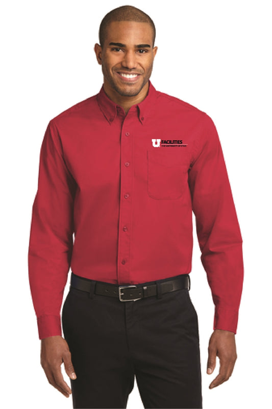 Port Authority L/S Easy Care Twill