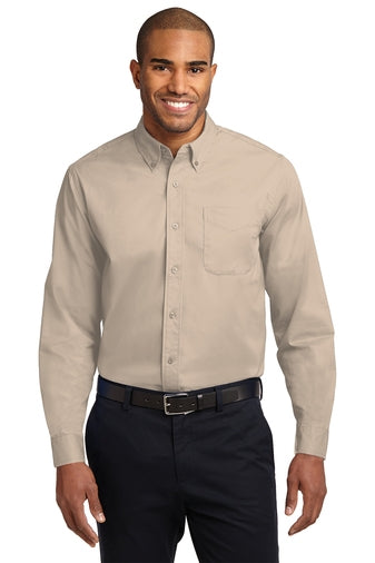 Port Authority L/S Easy Care Twill